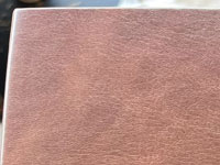 Handmade Faux Leather Book Cover - Multiple Colors Available