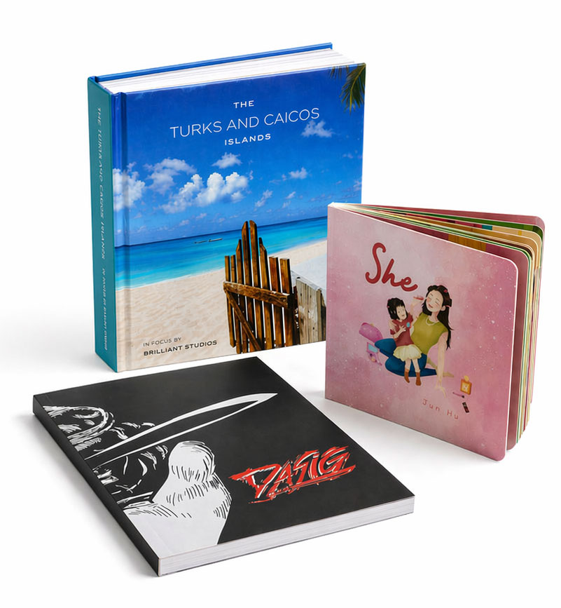 Premium book printing examples from Ken the Book Printer