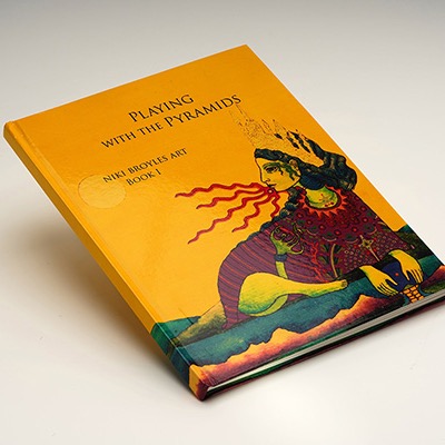 Pyramid art book printed by Ken the Book Printer