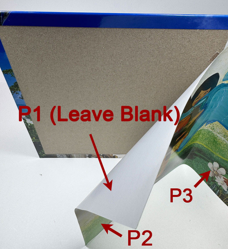 Self adhesive binding page count check