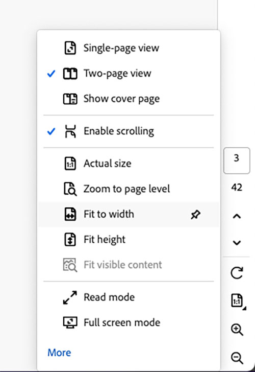 Illustration of converting reader spreads to printer spreads