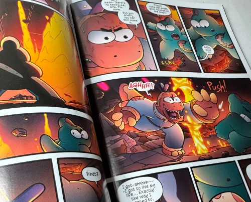 Paperback comic graphic novel