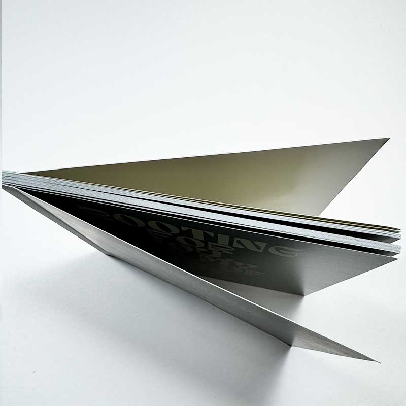 Paperback book with flexible cover and perfect binding