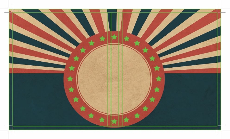Alignment File with Print, Foil, and Template for Positioning