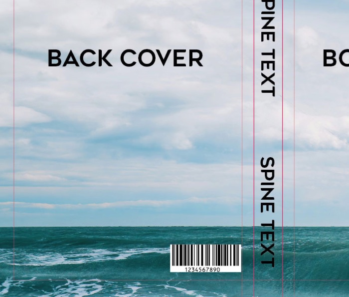 Bad hardcover cover setup with barcode too close to the hinge line