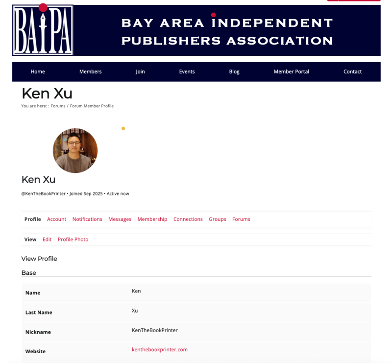 Member of BAIPA