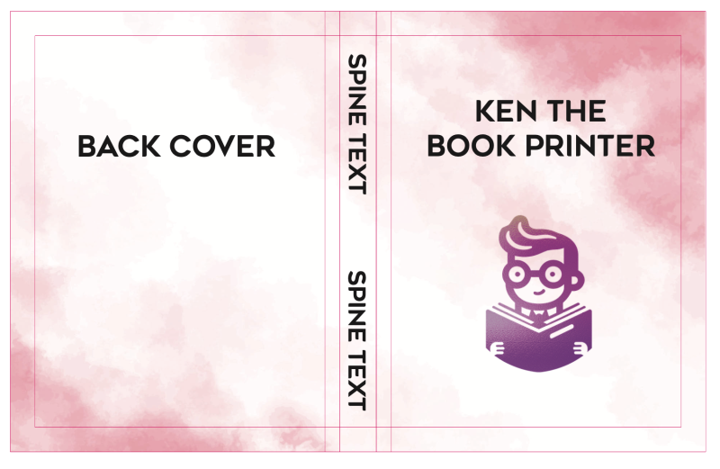 Hardcover Cover with Template On